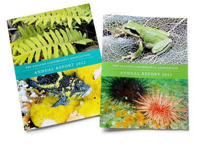 annual reports for Galiano Conservancy