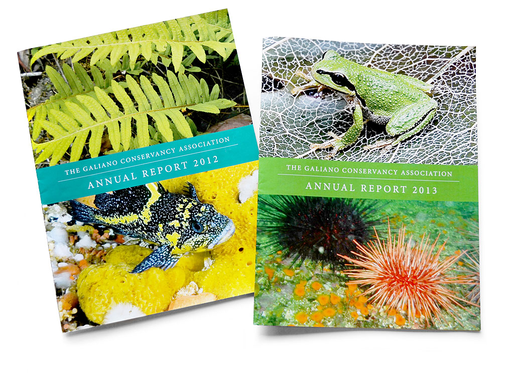 annual reports for Galiano Conservancy