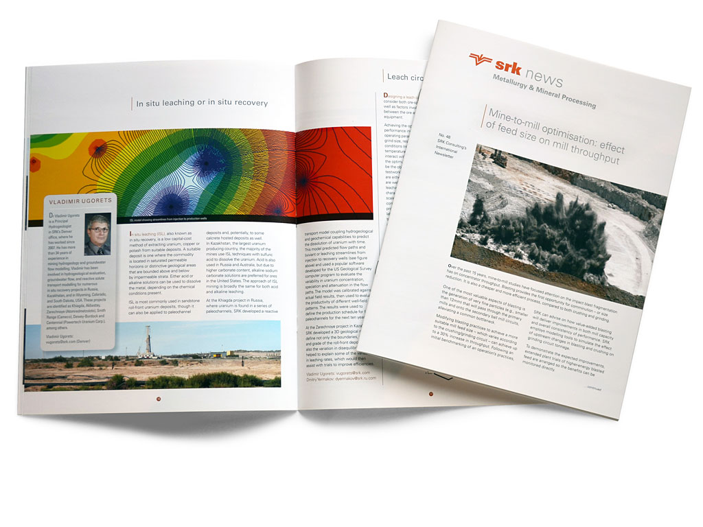 Each edition of SRK's newsletter is packed with projects that illustrate client benefits