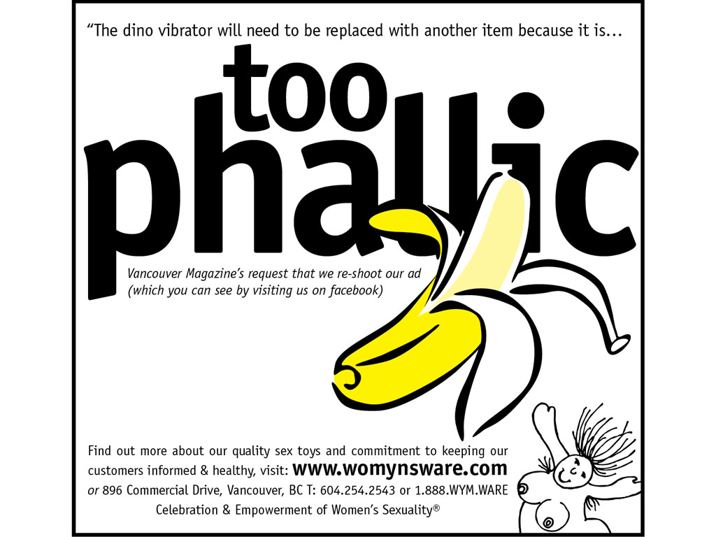 Womyns'Ware censorship ad campaign