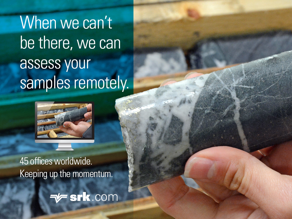 SRK Consulting conducts remote core sample analysis while covid-19 travel restrictions are in place.
